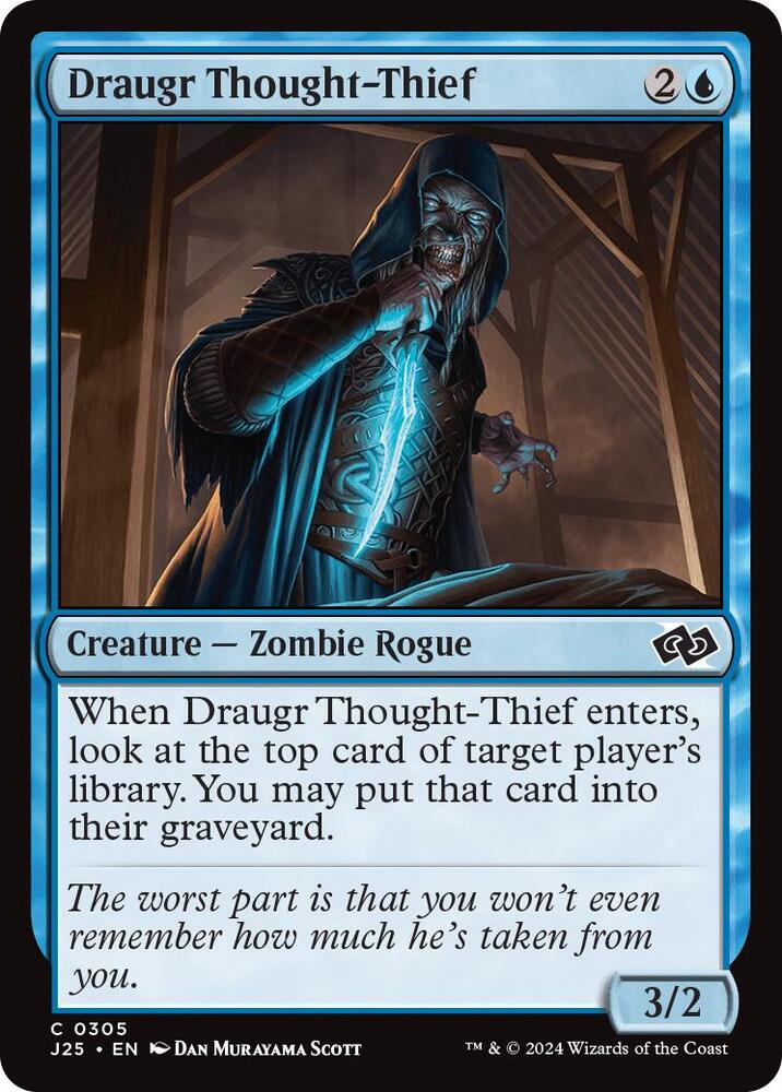 Draugr Thought-Thief 305 card from Foundations Jumpstart