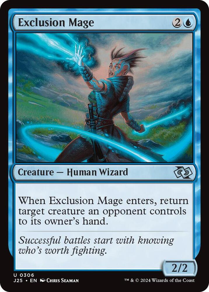 Exclusion Mage 306 card from Foundations Jumpstart