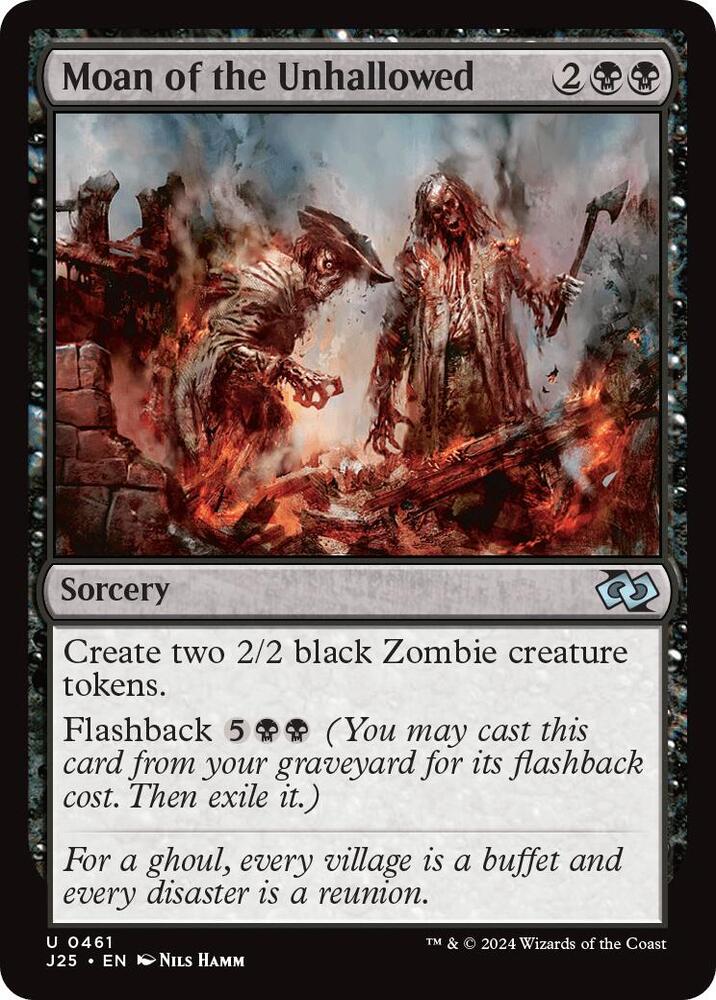 Moan of the Unhallowed 461 card from Foundations Jumpstart