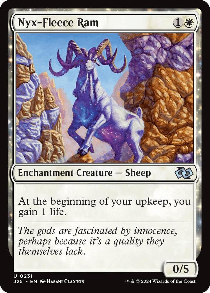 Nyx-Fleece Ram 231 card from Foundations Jumpstart