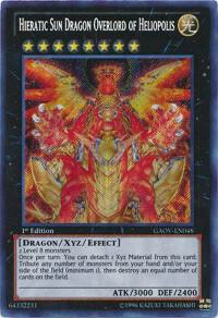 Hieratic Sun Dragon Overlord of Heliopolis GAOV-EN048 card from Galactic Overlord
