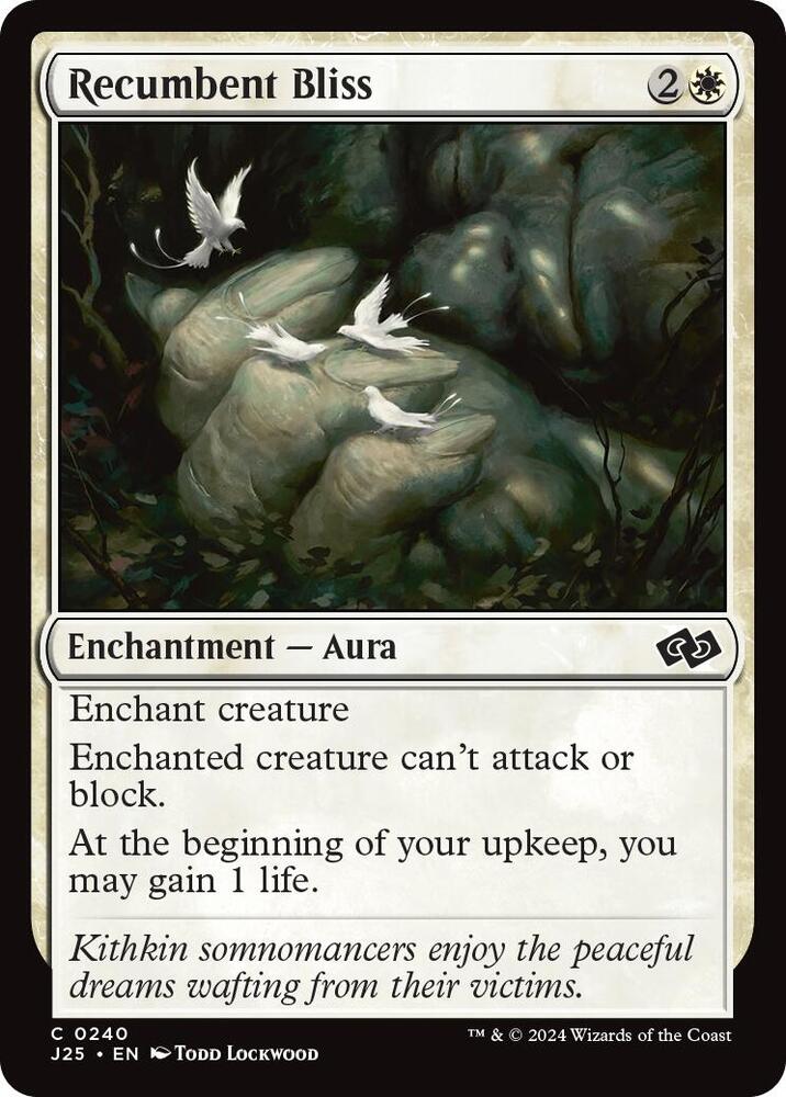 Recumbent Bliss 240 card from Foundations Jumpstart