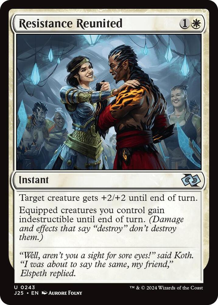 Resistance Reunited 243 card from Foundations Jumpstart
