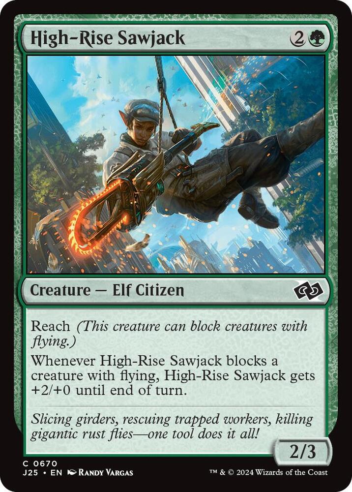 High-Rise Sawjack 670 card from Foundations Jumpstart