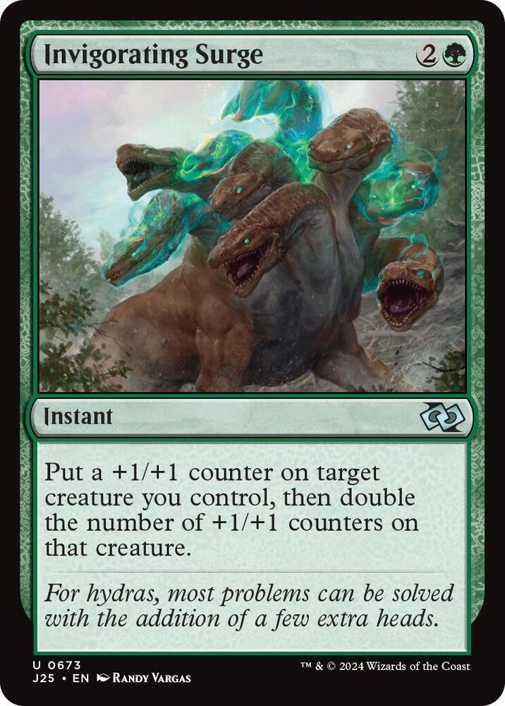 Invigorating Surge 673 card from Foundations Jumpstart