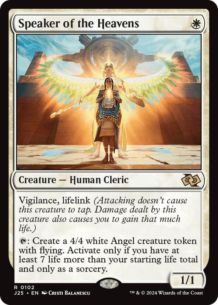 Speaker of the Heavens 102 card from Foundations Jumpstart