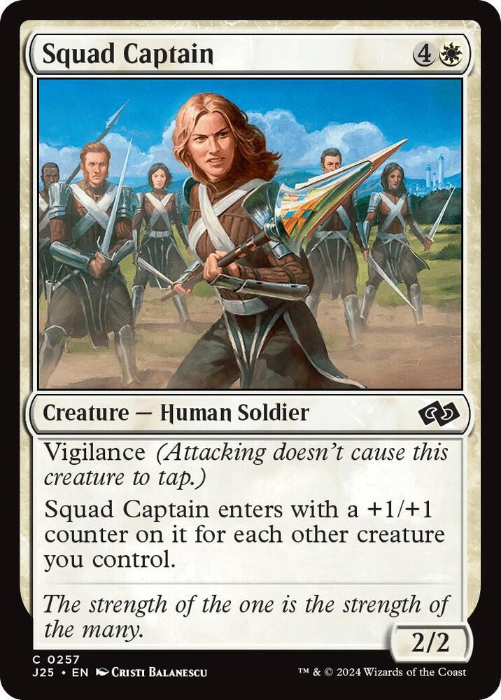 Squad Captain 257 card from Foundations Jumpstart