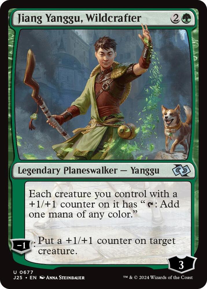 Jiang Yanggu, Wildcrafter 677 card from Foundations Jumpstart