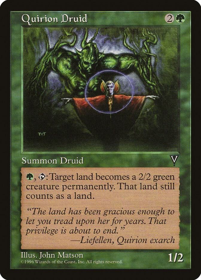 Quirion Druid card from Visions