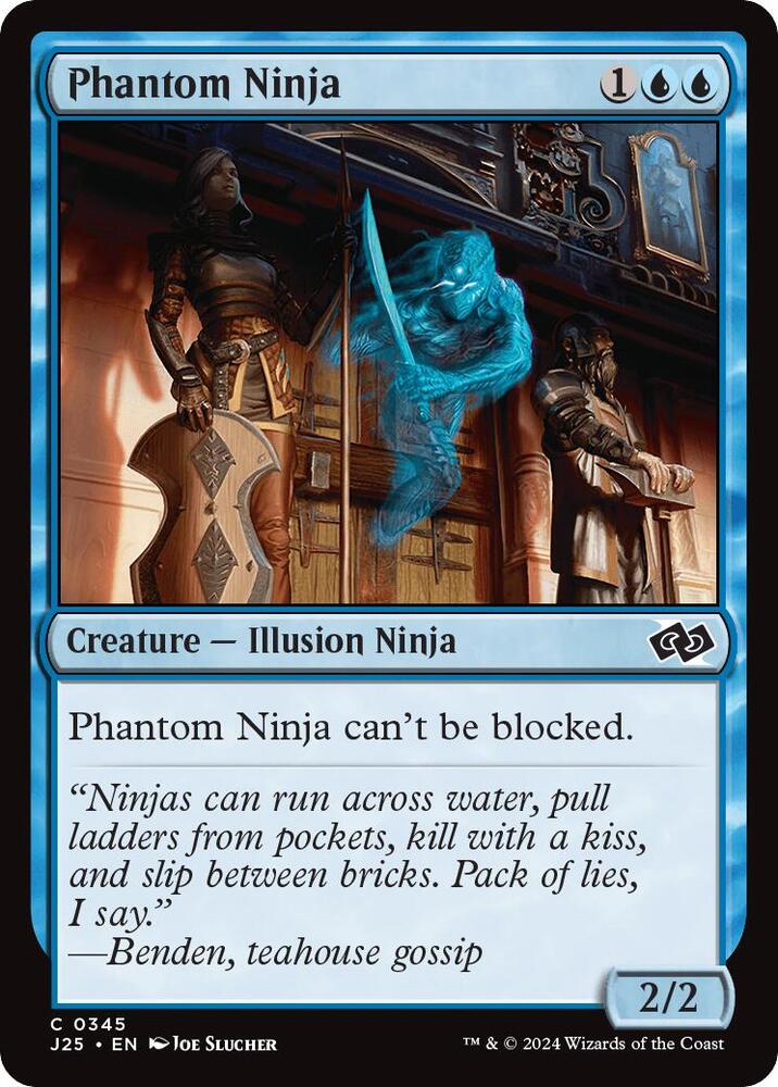 Phantom Ninja 345 card from Foundations Jumpstart