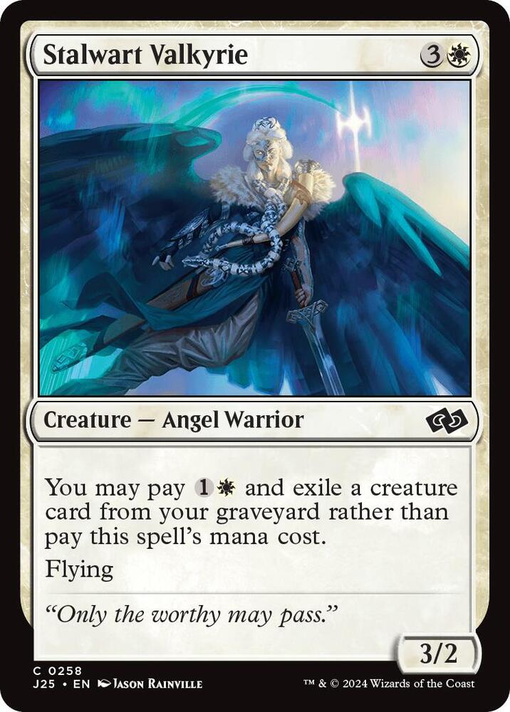 Stalwart Valkyrie 258 card from Foundations Jumpstart