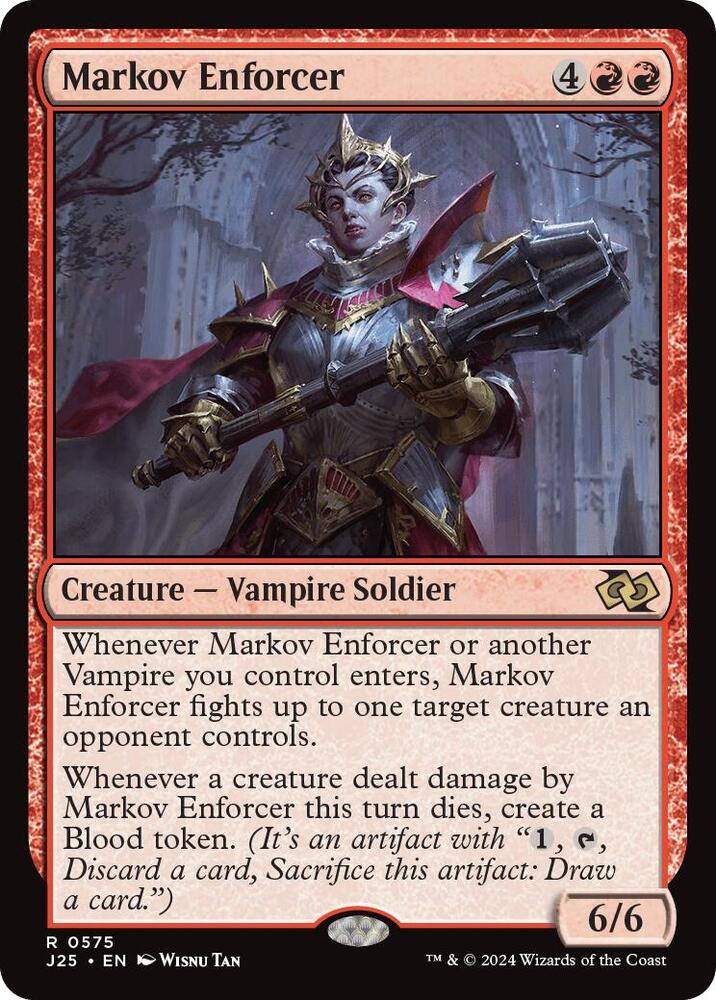 Markov Enforcer 575 card from Foundations Jumpstart