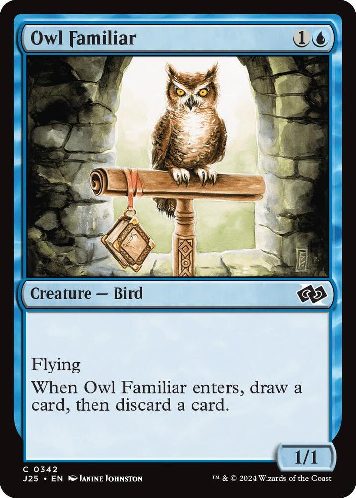 Owl Familiar 342 card from Foundations Jumpstart