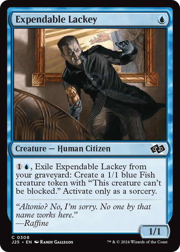 Expendable Lackey 308 card from Foundations Jumpstart