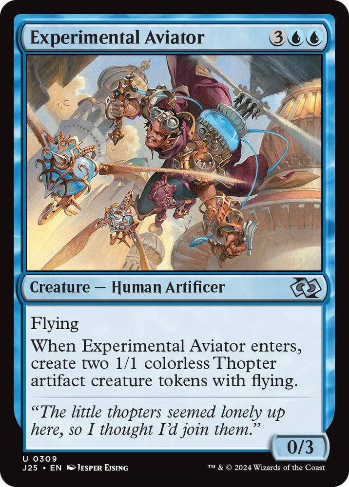 Experimental Aviator 309 card from Foundations Jumpstart