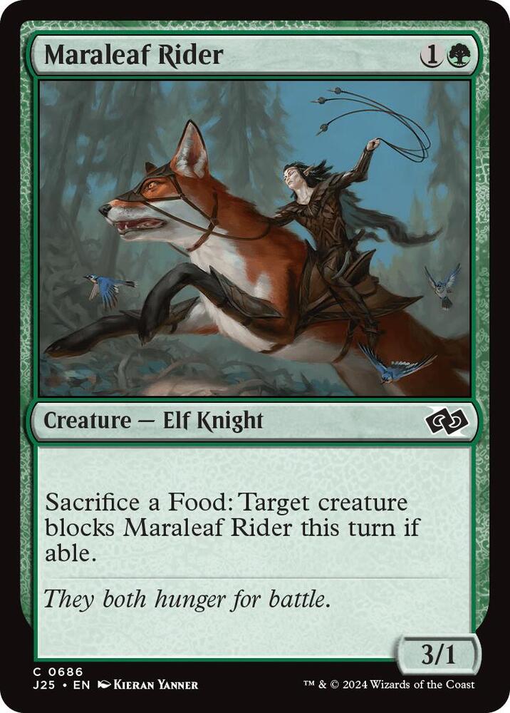 Maraleaf Rider 686 card from Foundations Jumpstart