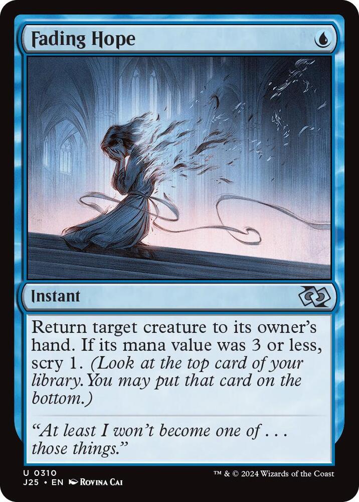 Fading Hope 310 card from Foundations Jumpstart