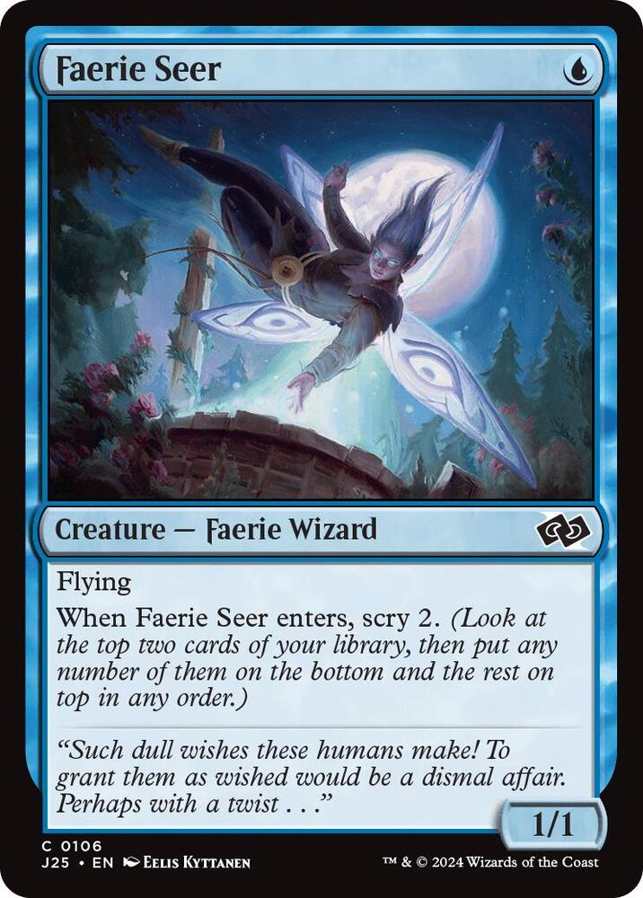 Faerie Seer 106 card from Foundations Jumpstart