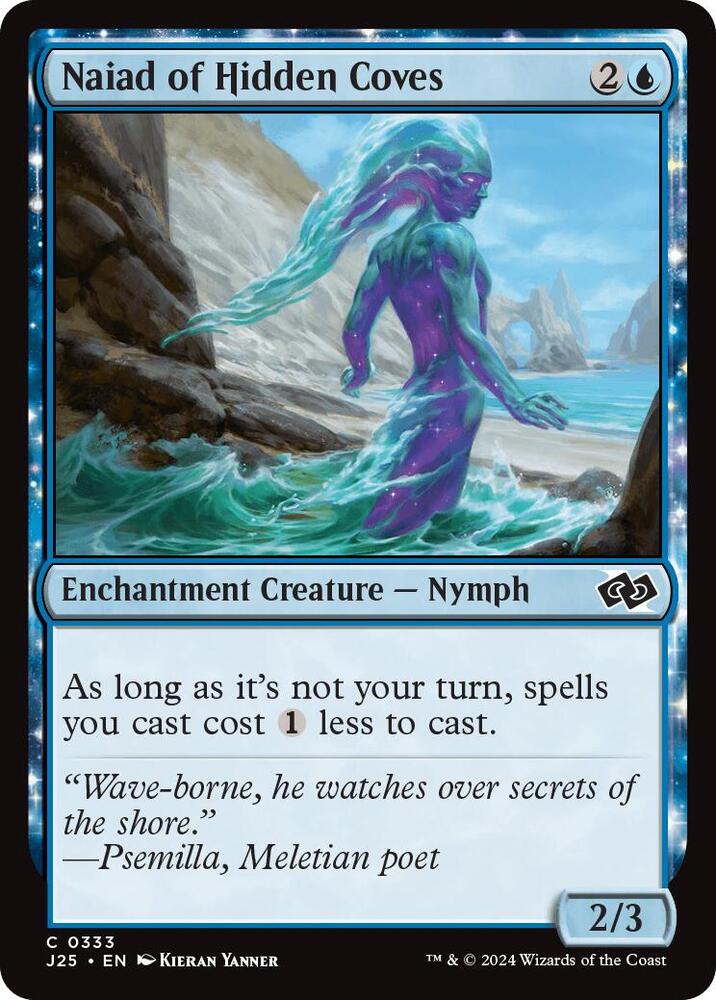 Naiad of Hidden Coves 333 card from Foundations Jumpstart