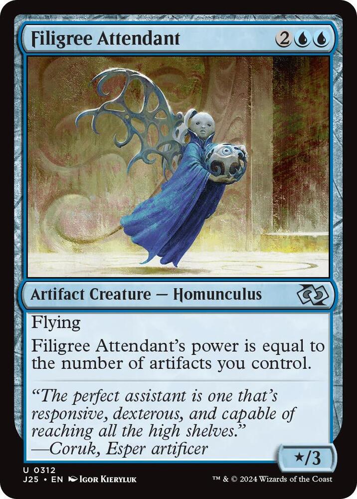 Filigree Attendant 312 card from Foundations Jumpstart