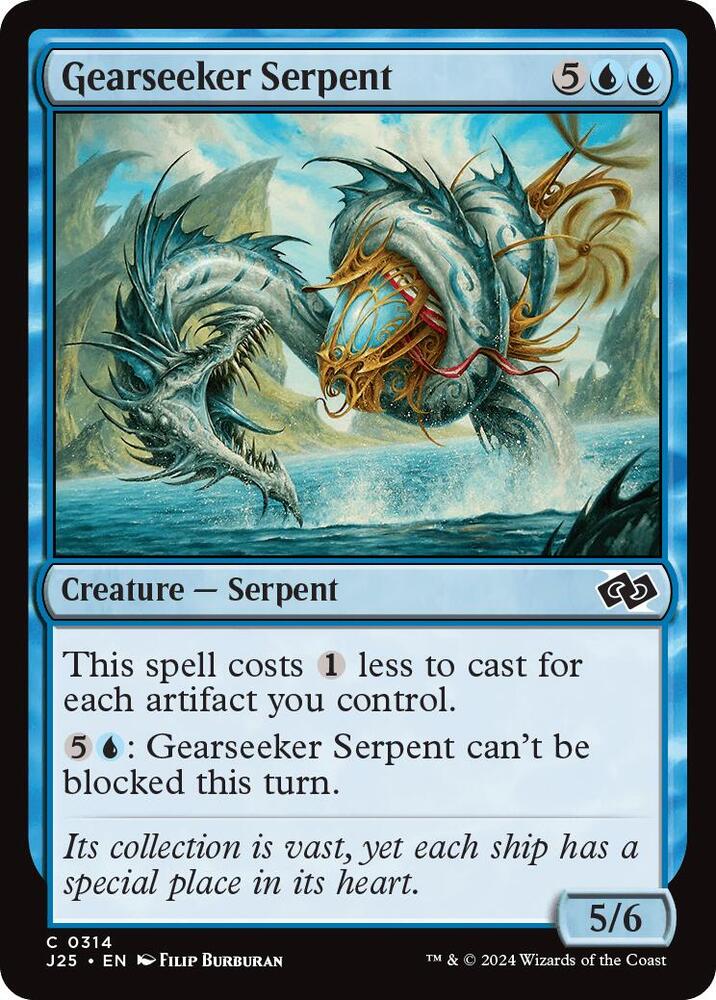 Gearseeker Serpent 314 card from Foundations Jumpstart