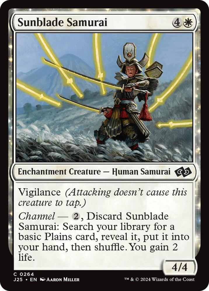 Sunblade Samurai 264 card from Foundations Jumpstart