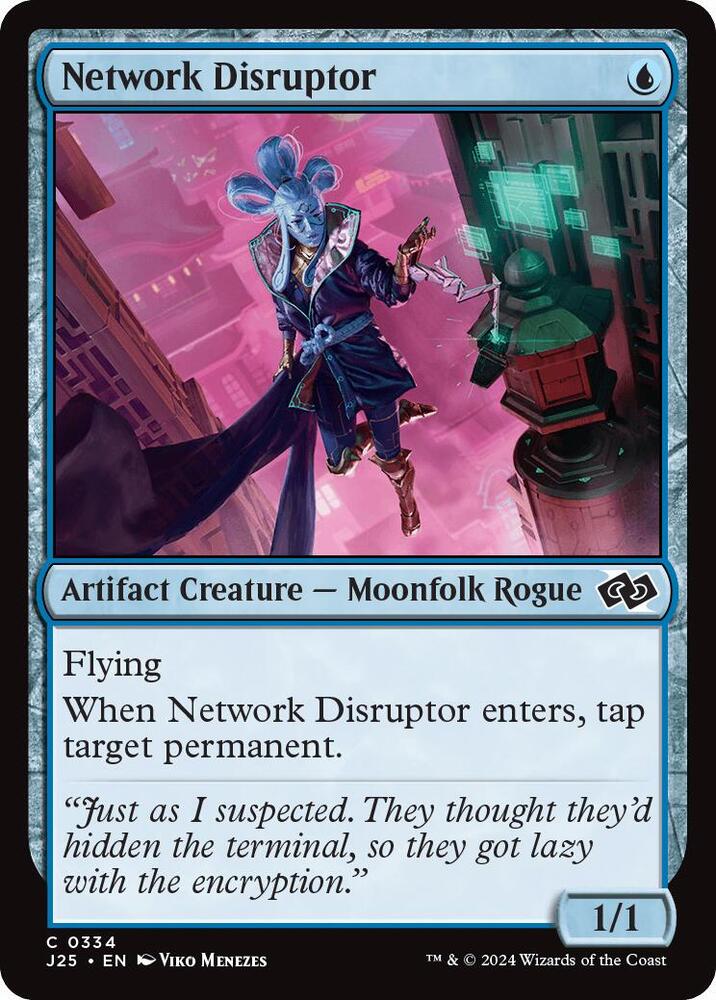 Network Disruptor 334 card from Foundations Jumpstart
