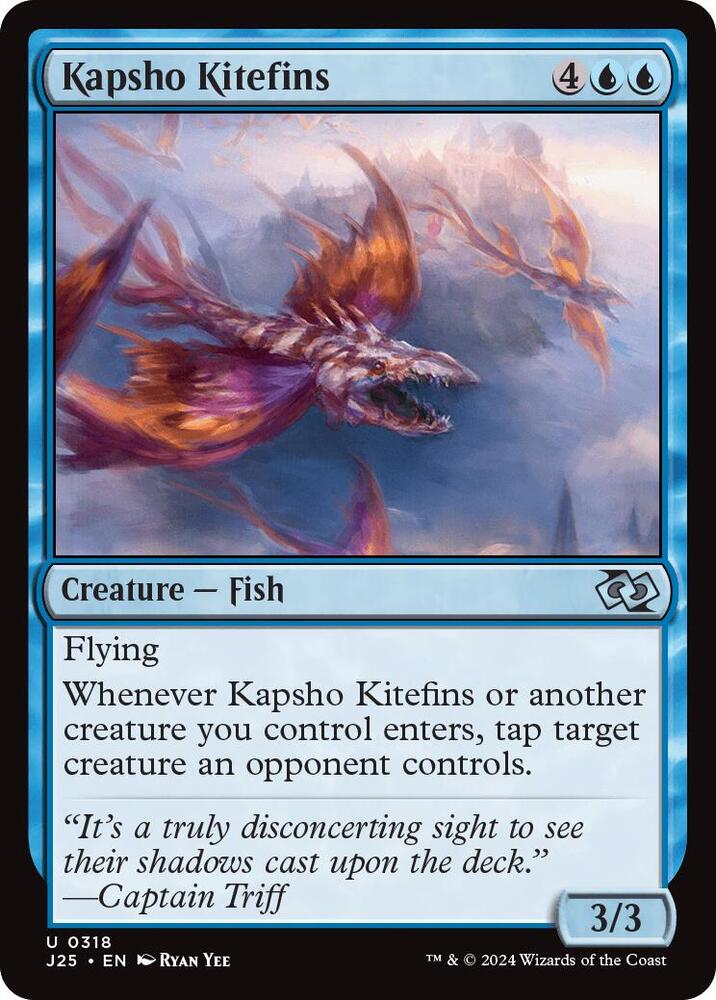 Kapsho Kitefins 318 card from Foundations Jumpstart