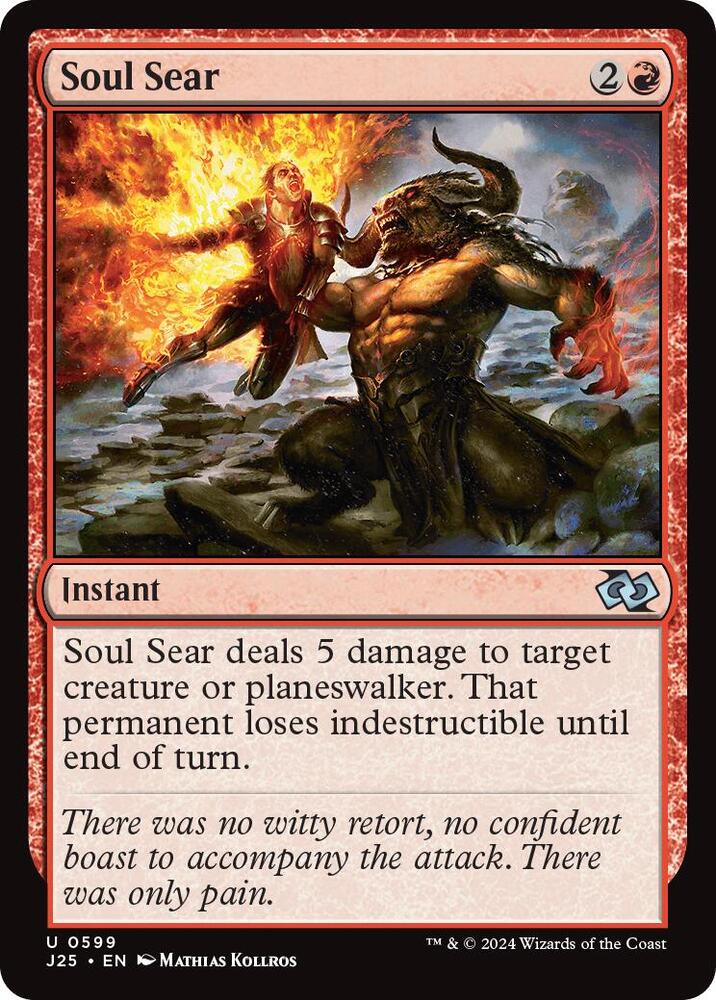 Soul Sear 599 card from Foundations Jumpstart