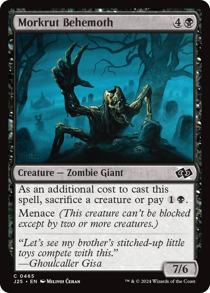 Morkrut Behemoth 465 card from Foundations Jumpstart