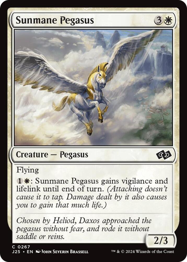 Sunmane Pegasus 267 card from Foundations Jumpstart