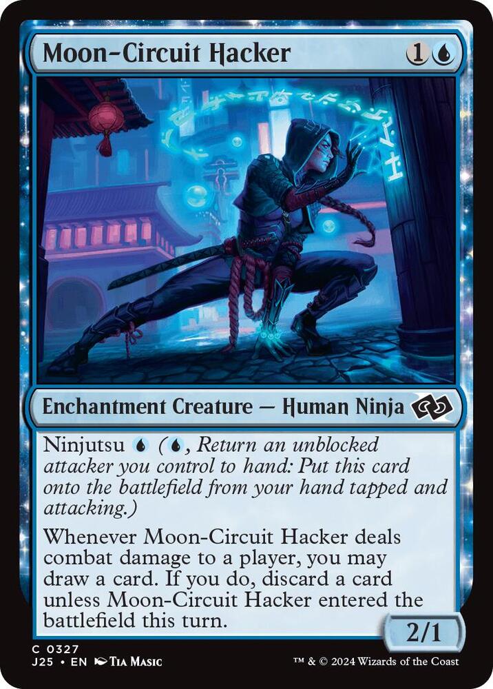 Moon-Circuit Hacker 327 card from Foundations Jumpstart