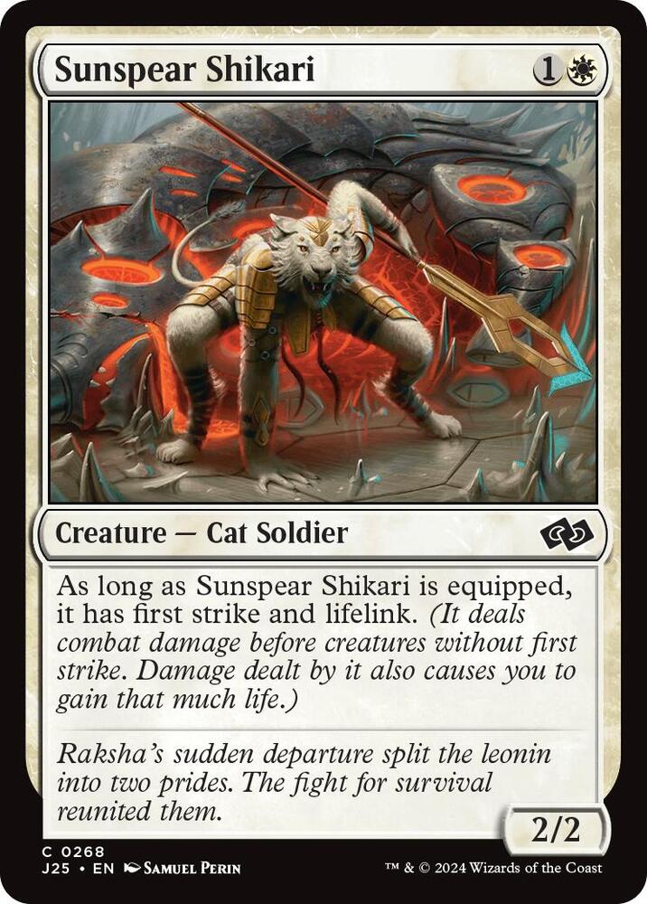 Sunspear Shikari 268 card from Foundations Jumpstart