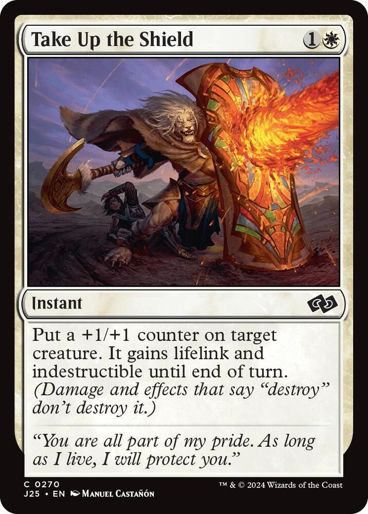 Take Up the Shield 270 card from Foundations Jumpstart