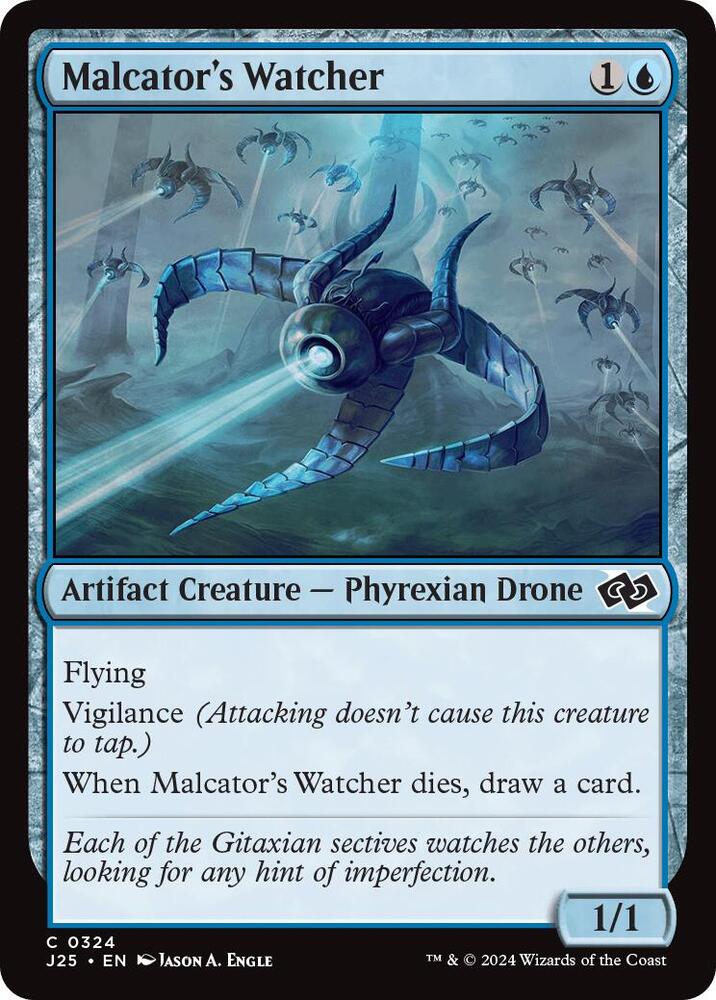 Malcator's Watcher 324 card from Foundations Jumpstart