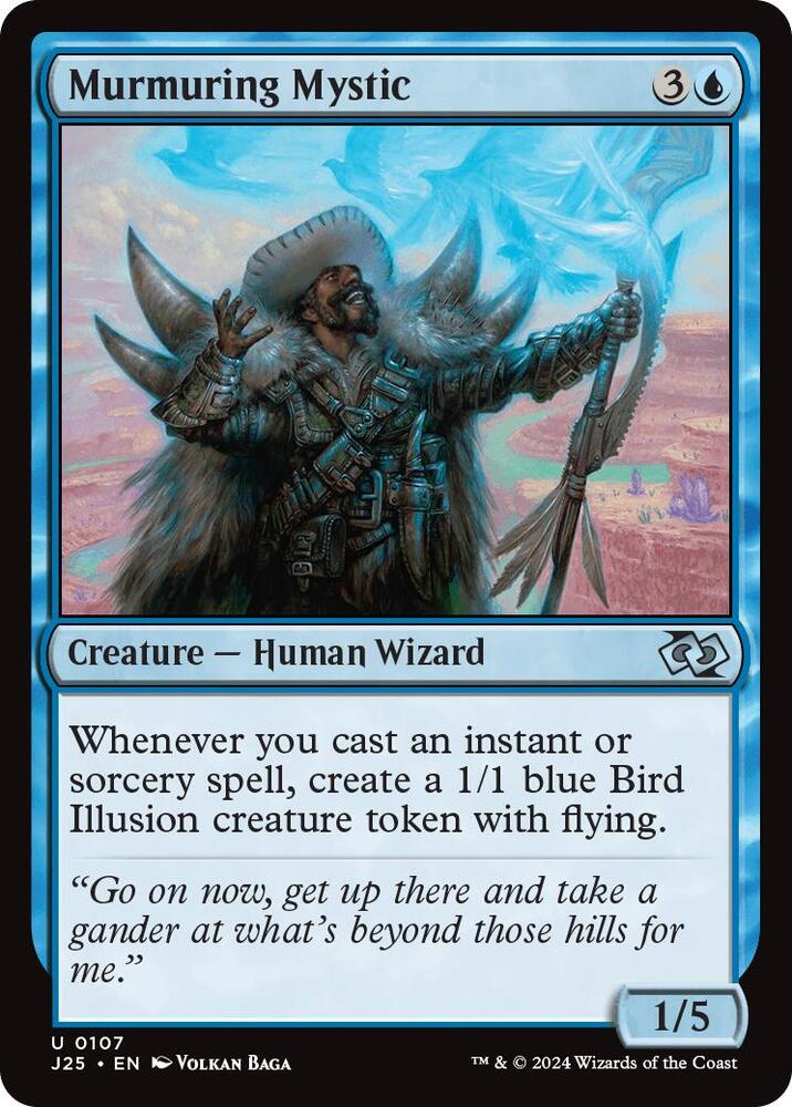 Murmuring Mystic 107 card from Foundations Jumpstart
