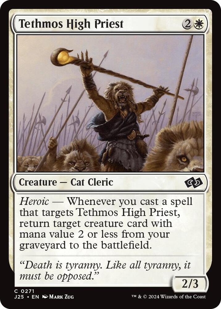 Tethmos High Priest 271 card from Foundations Jumpstart