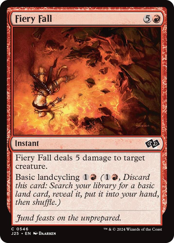 Fiery Fall 546 card from Foundations Jumpstart