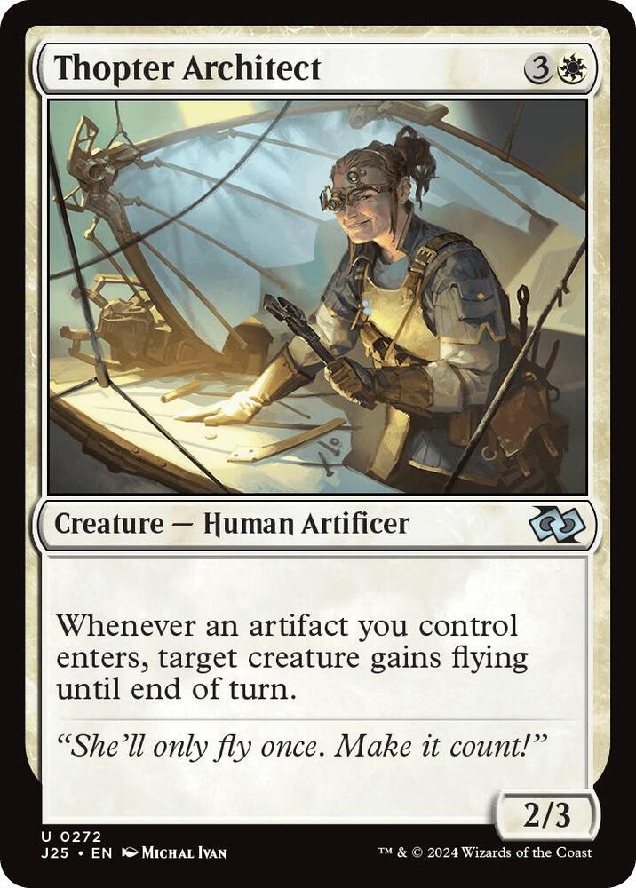 Thopter Architect 272 card from Foundations Jumpstart