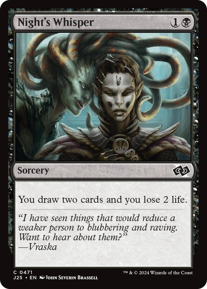Night's Whisper 471 card from Foundations Jumpstart