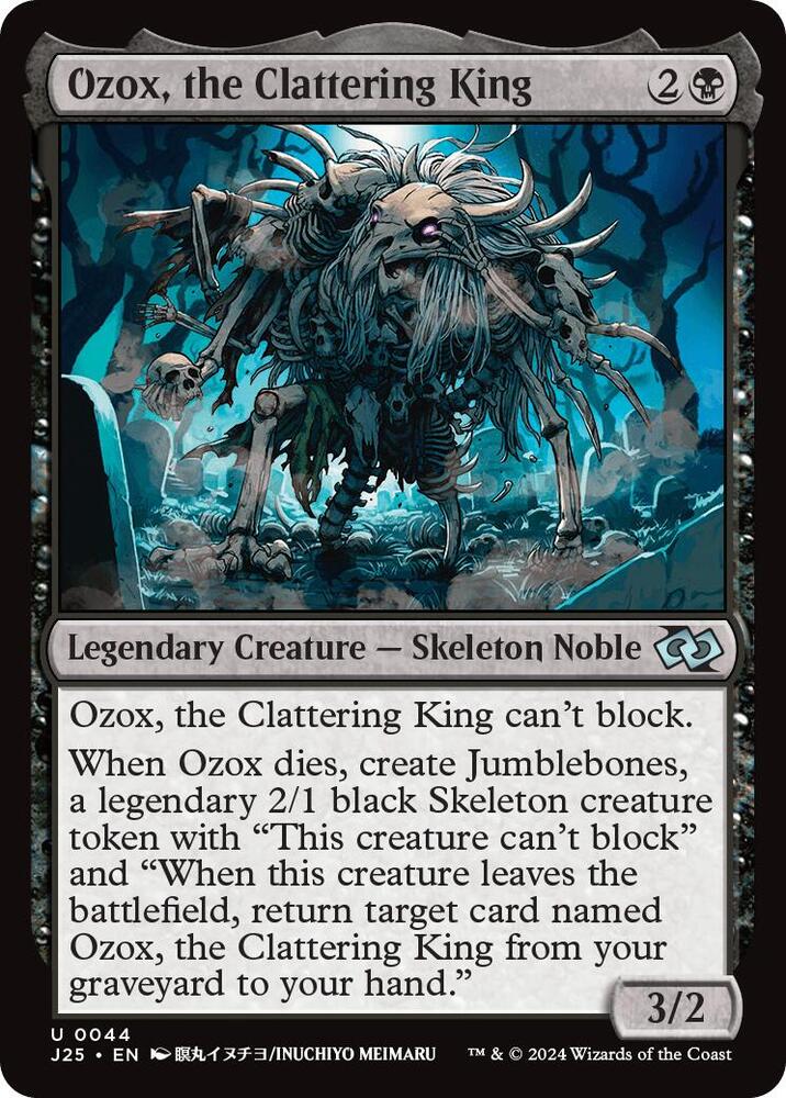 Ozox, the Clattering King (Anime) 44 card from Foundations Jumpstart