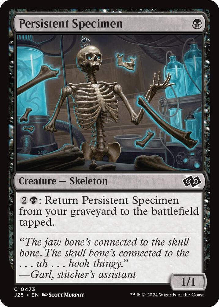 Persistent Specimen 473 card from Foundations Jumpstart