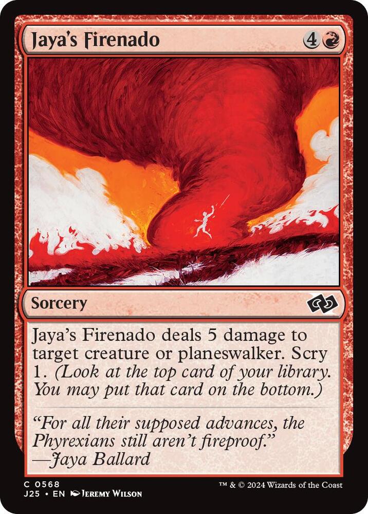 Jaya's Firenado 568 card from Foundations Jumpstart