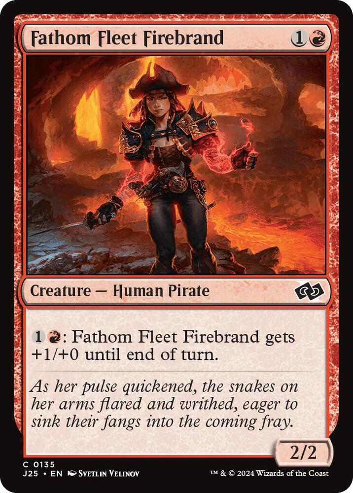 Fathom Fleet Firebrand 135 card from Foundations Jumpstart
