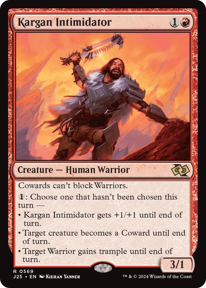 Kargan Intimidator 569 card from Foundations Jumpstart