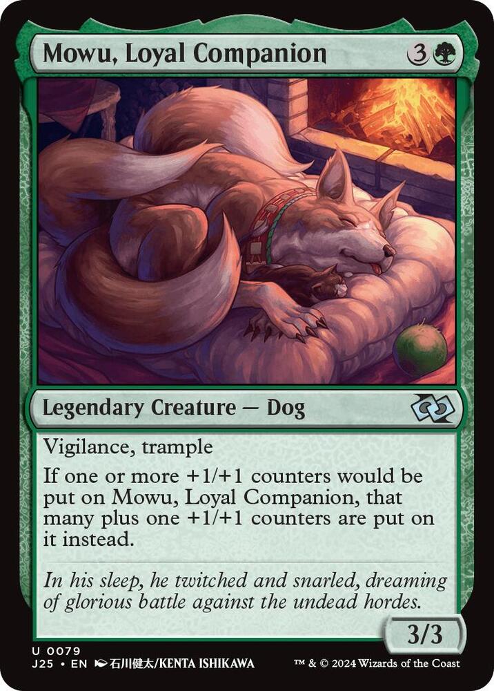Mowu, Loyal Companion (Anime) 79 card from Foundations Jumpstart