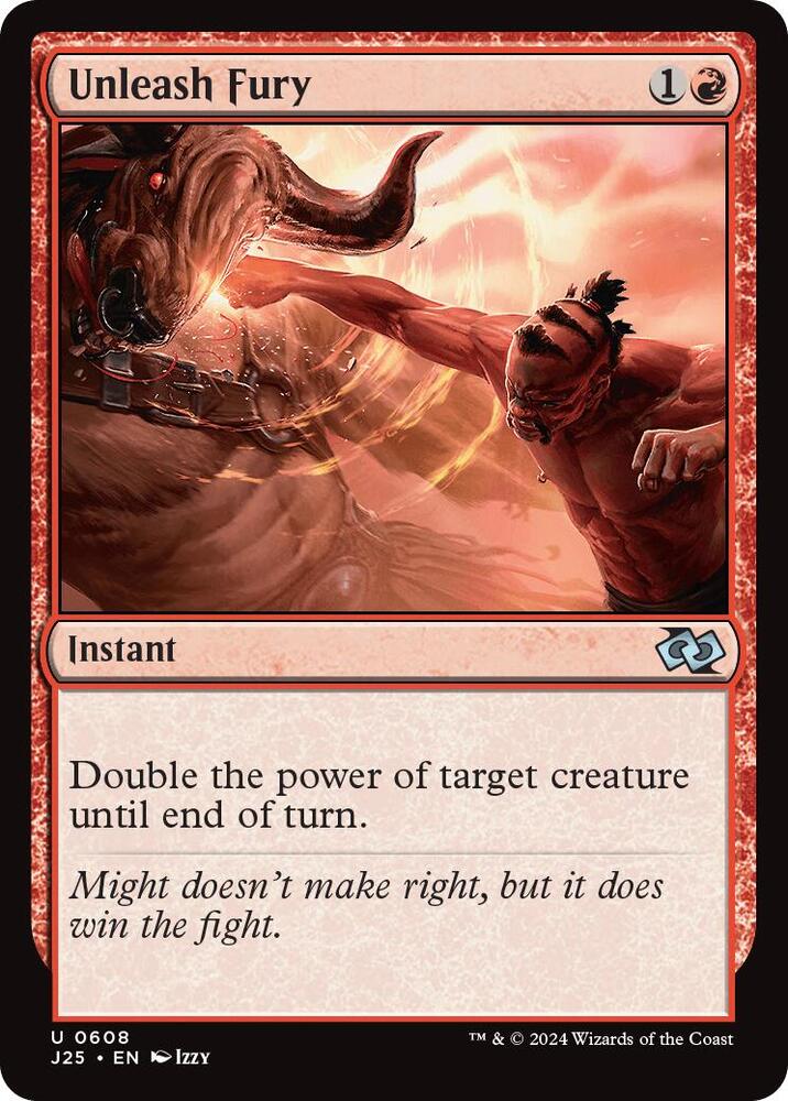 Unleash Fury 608 card from Foundations Jumpstart