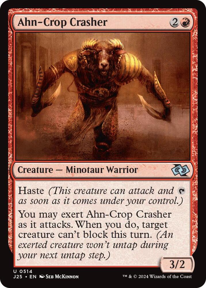 Ahn-Crop Crasher 514 card from Foundations Jumpstart