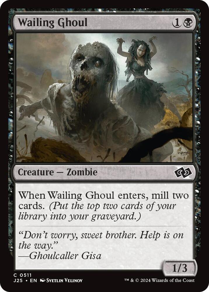 Wailing Ghoul 511 card from Foundations Jumpstart