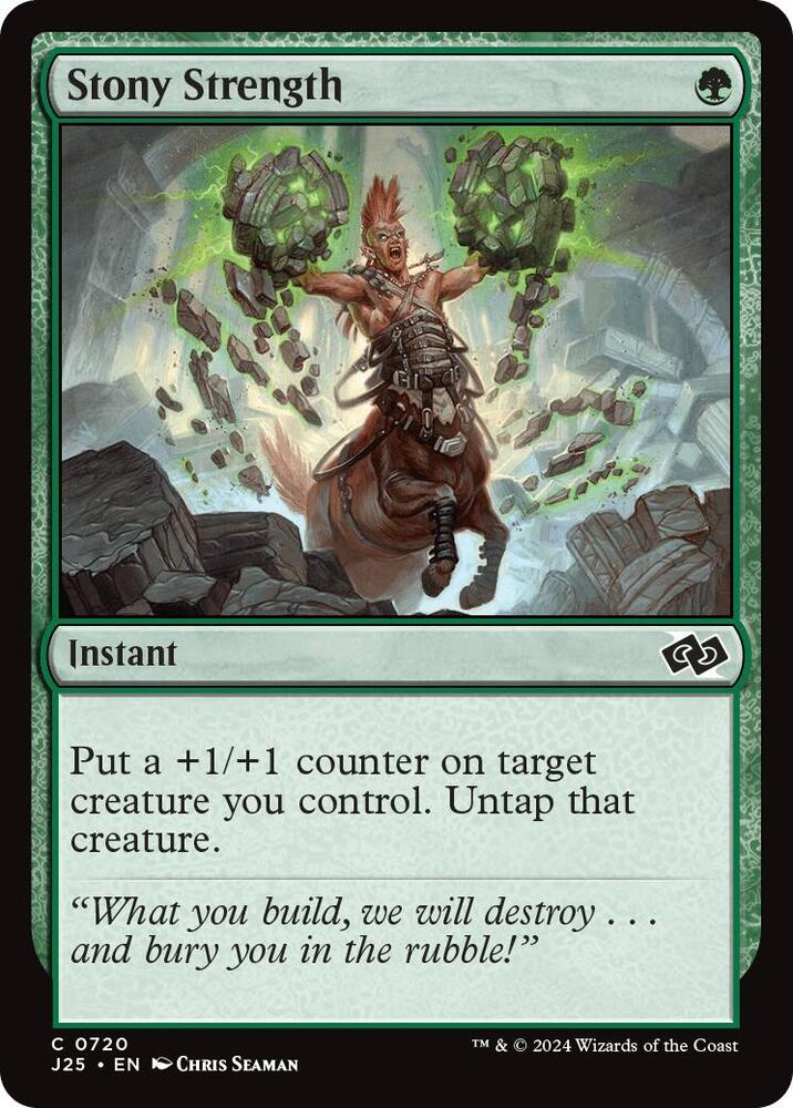 Stony Strength 720 card from Foundations Jumpstart